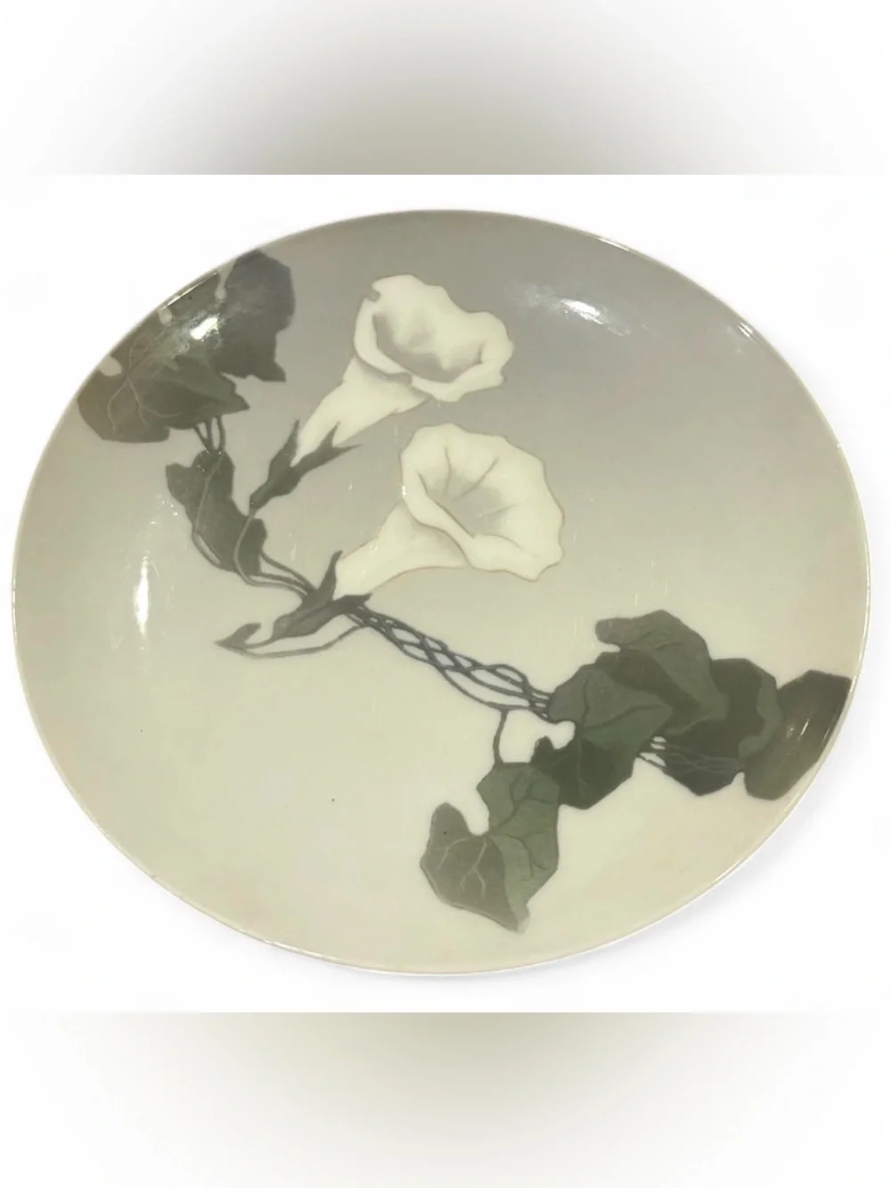 Royal Copenhagen Vintage Art Nouveau Floral Porcelain Wall Plate Decorative Dish
